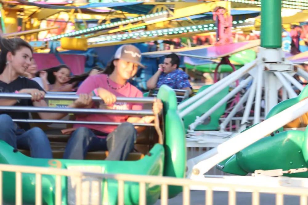 Carnival scene at the fair